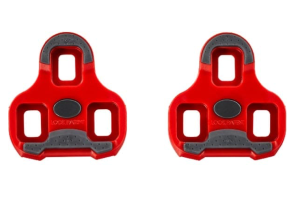 LOOK Pedalplatte Keo Grip Rot 9°